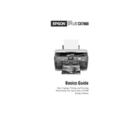 Epson Stylus CX7800 manual cover