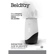 Beldray EH3347 Desktop Air Purifier manual cover