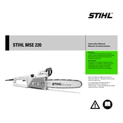 Stihl MSE 220 manual cover