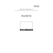 Pyle PLVHR70 Monitor manual cover