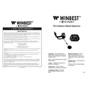 Barska Winbest Pro Edition BE12412 Detector manual cover