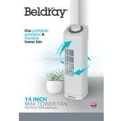 Beldray EH3482 14 Inch Mini Tower Fan manual cover