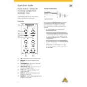 Behringer Random Voltage 1016 manual cover