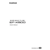 Fujifilm EF-X500 Flash manual cover