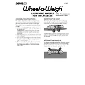 Davis Wheel-A-Weigh 1487 Launching Wheel manual cover