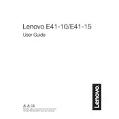 Lenovo E41-10 Laptop manual cover