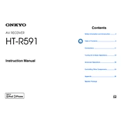 Onkyo HT R591 manual cover