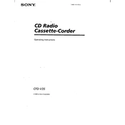 Sony CFD-V35 manual cover