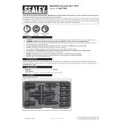 Sealey AK7160 Puller manual cover