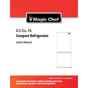 Magic Chef MCBM920S1 Refrigerator manual cover