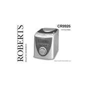 Roberts CR9926 CD Clock Radio Analogue 0 manual cover