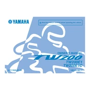 Yamaha TW200E1, TW200E1C TW200 2014 manual cover