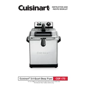 Cuisinart CDF-170P1 manual cover