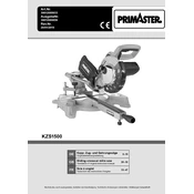 Primaster KZS1500 39012089933 Saw manual cover