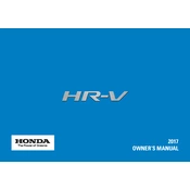 Honda HR-V 2017 manual cover