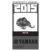 Yamaha SRX120 2015 manual cover