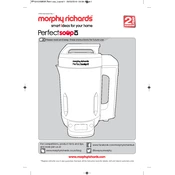 Morphy Richards 501025 Perfect Soup manual cover