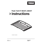 Thule Trail 864XT manual cover