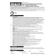 Sealey EFS100F Extractor manual cover