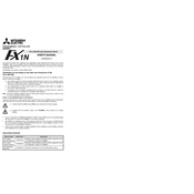 Mitsubishi Electric FX1N 4EX BD manual cover