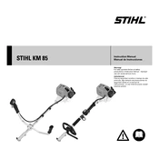 Stihl KM 85 manual cover