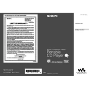 Sony D-NF420 manual cover