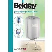 Beldray LA041258 Round Heated Clothes Dryer manual cover