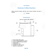 Xiaomi Scishare Capsule Coffee Machine manual cover