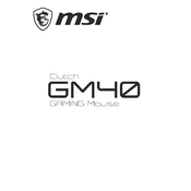 MSI Clutch GM40 manual cover