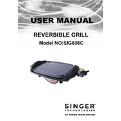 Singer SIG608C manual cover