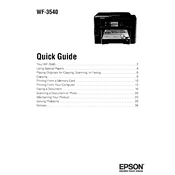 Epson WorkForce WF-3540 manual cover