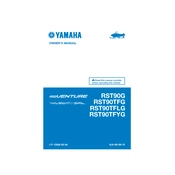 Yamaha RST90G, RST90TFG, RST90TFLG 2016 RS Venture manual cover