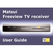 Matsui TUTV1 manual cover