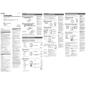 Sony ICD-P17 manual cover