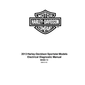 Harley-Davidson Sportster 2012 Motorcycle manual cover