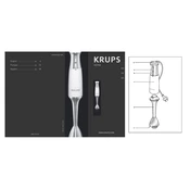 Krups KZ700142 Hand Blender manual cover