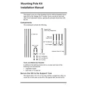 Davis 7717 Mounting Pole manual cover