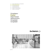 De Dietrich DFS511JE1 Freezer manual cover