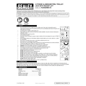 Sealey RJAS2500.V3 Trolley Jack manual cover