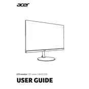 Acer CB2 CBA322QU Monitor manual cover