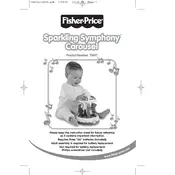 Fisher Price Mattel Sparkling Symphony Carousel 73457 Toy manual cover