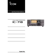 Icom IC-718 Transceiver manual cover