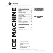 GE UCC15 UCC15NJII Ice Maker manual cover