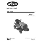 Ariens 936 Series 936072 Tractor manual cover