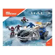 Mega Construx Mattel Halo Artic Jackrabbit Assault FGR21 Construction Set manual cover