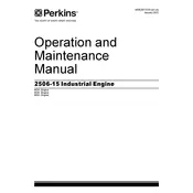 Perkins 2506-15 Engine manual cover