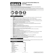 Sealey AK458DX.V4 Drainer manual cover