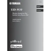 Yamaha YID-W10 Wireless Dock manual cover