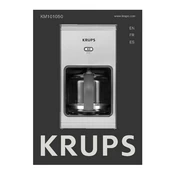 Krups KM1010 Coffee Machine manual cover