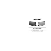 Bose SoundLink Wireless Mobile Speaker manual cover